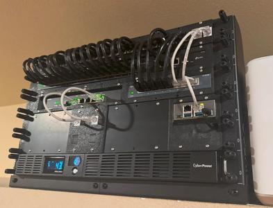 19" modular rack system rails   