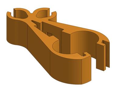 Prusa XL - Nextruder cable-clip-click_remix for TPU   