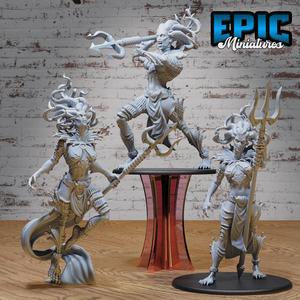 Sea Titan Tethys Set ‧ DnD Miniature ‧ Tabletop Miniatures ‧ Gaming Monster ‧ 3D Model ‧ RPG ‧ DnDminis ‧ STL FILE