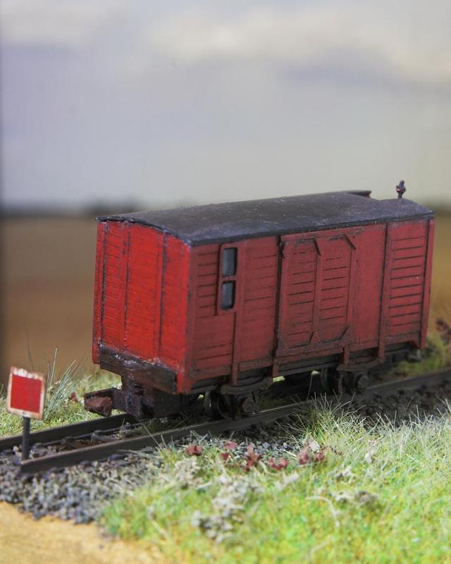 1/120 scale TTm 1000mm narrow gauge boxcar