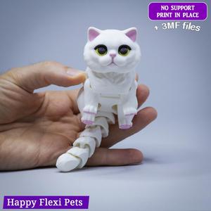 Meatball the flexi fat cat toy (#72)