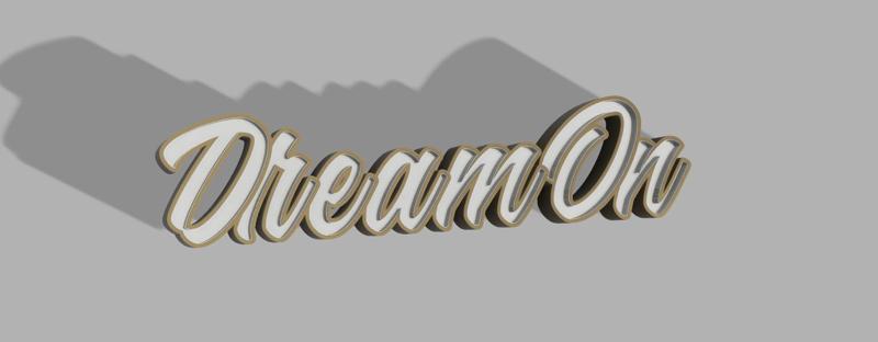 Dream On - 3D LED LAMP