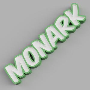 NAMELED MONARK - LED LAMP WITH NAME