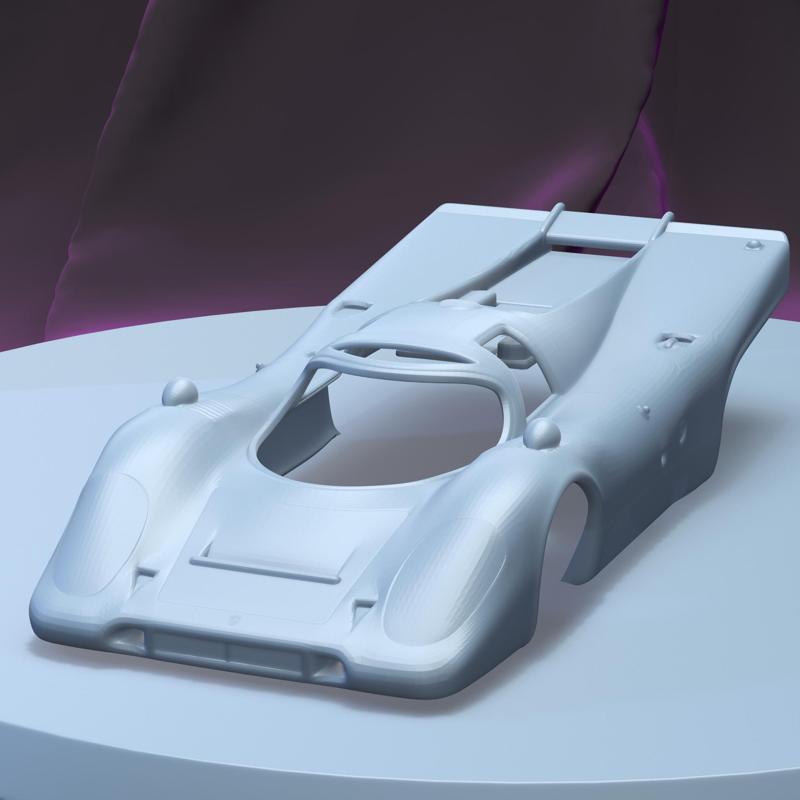 PORSCHE 917 LE MANS (1/10) PRINTABLE CAR BODY