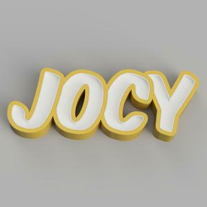 NAMELED JOCY - LED LAMP WITH NAME