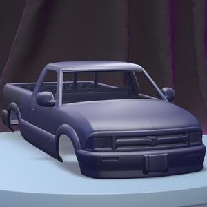 CHEVROLET S10 SINGLECAB 1994 (1/24)  printable Body