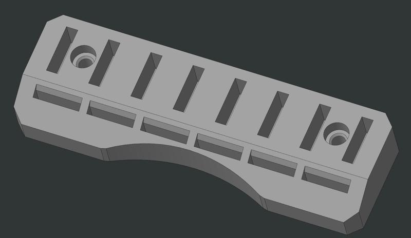 USB Type A 8x holder with MicroSD 6x Slots [Mountable]