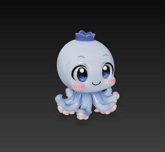 Blueberrinni Octopussini estilo Anime