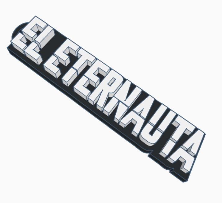 New logo keychain El Eternauta