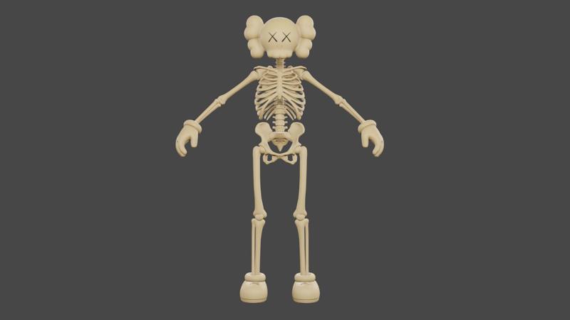 KAWS SKELETON FORTNITE 2021