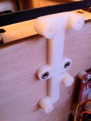 Cupcake Gen3 Extruder Controller and Relay Board Mount