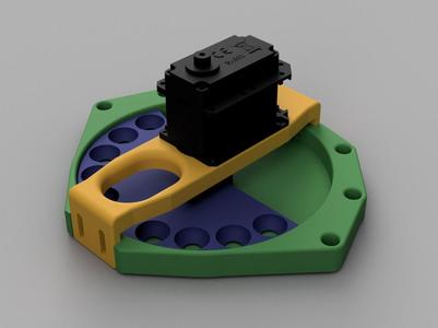 Small Fish Feeder (Rotary, Single Servo, Arduino)