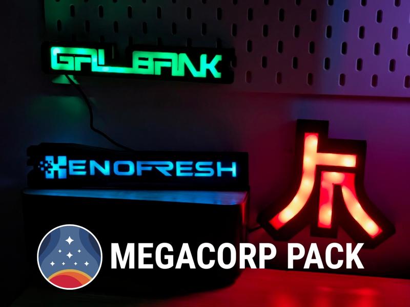 Starfield LED Signs (Megacorp Pack)