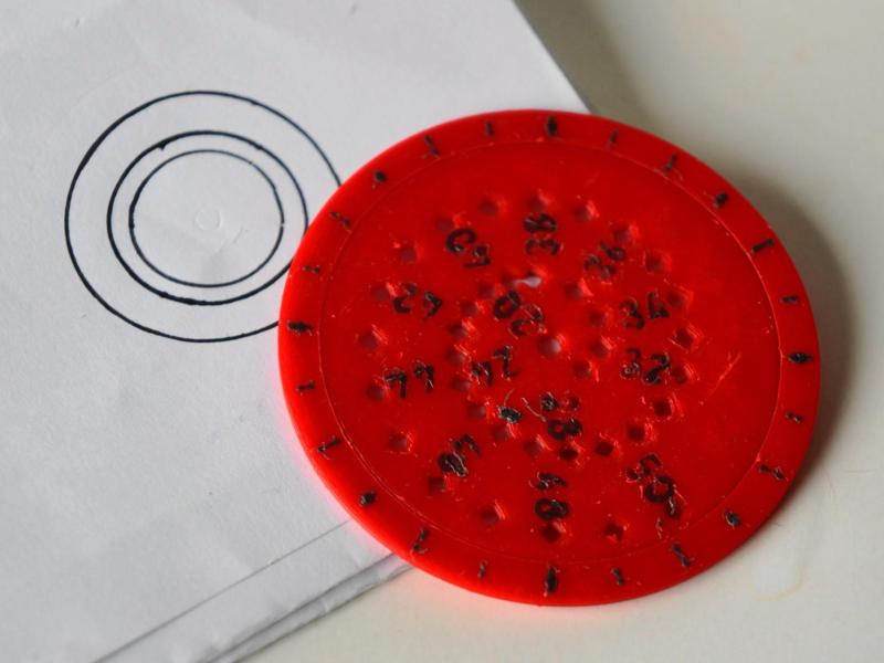 Flat disc Compass