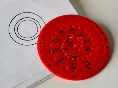 Flat disc Compass