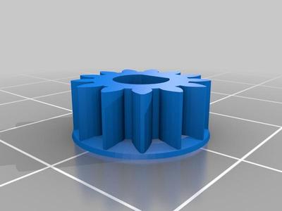 Mendel Mini Extruder small gear corrected