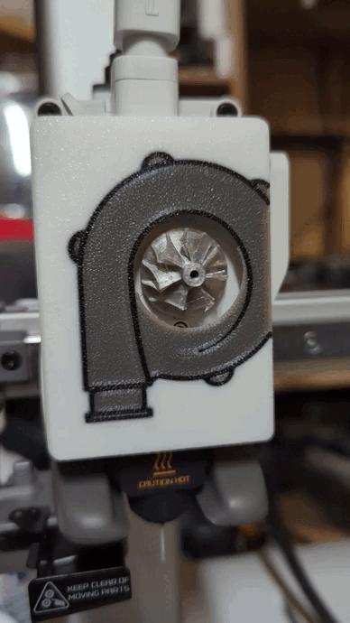 Turbo A1 Magnetic Extruder Cover