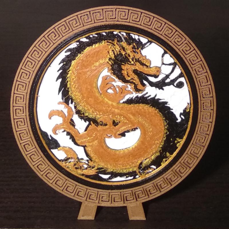 Chinese dragon (With frame)