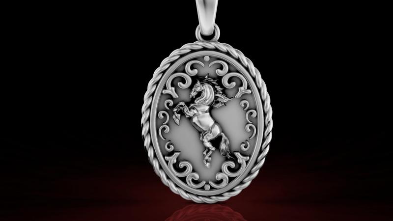 horse pendant