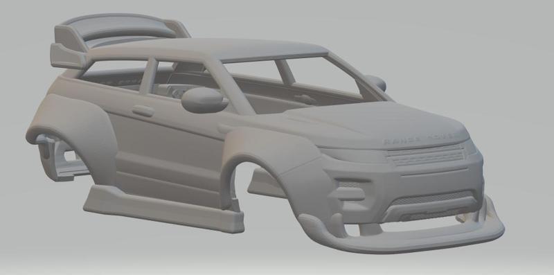 land rover evoque  race