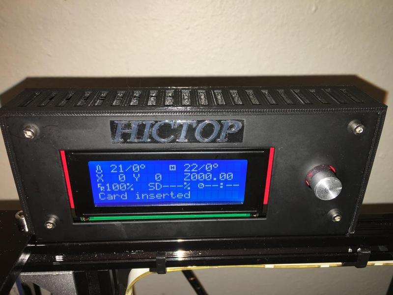 Control Panel Cover - Prusa i3 (3DP-11-ATL) and others