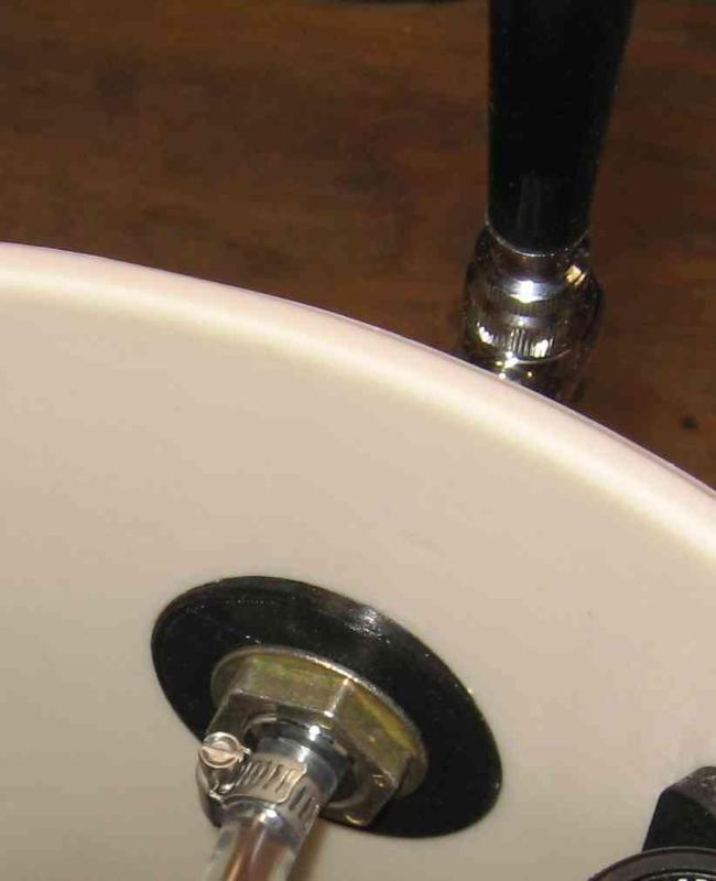 Pancho's Brewing Lab 20 Gallon Water Cooler tap shank adapter