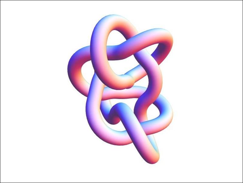 Composite Knot: 3_1 # 5_2 (square and granny versions)