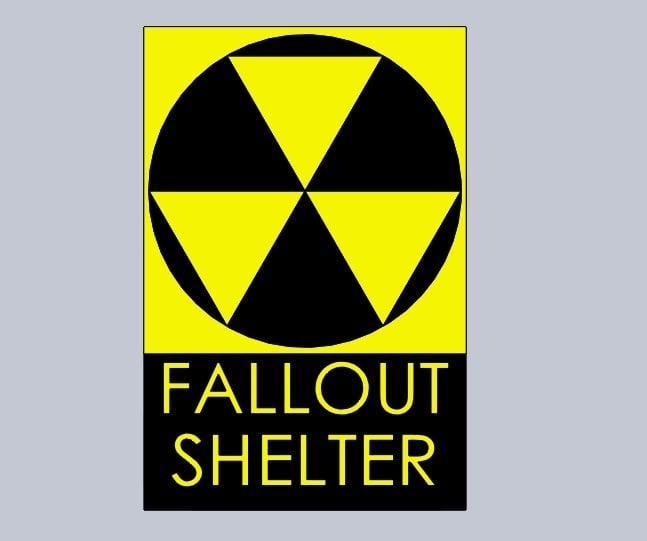 FALOUT SHELTER sign