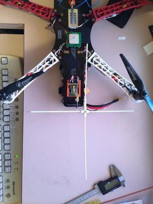 UHF Turnstile antenna holder
