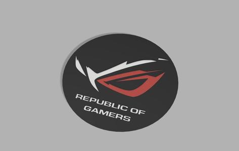 plate for asus rog wall decor frame