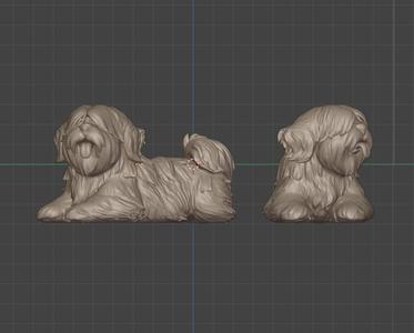 LHASA APSO DOG - STL FILE