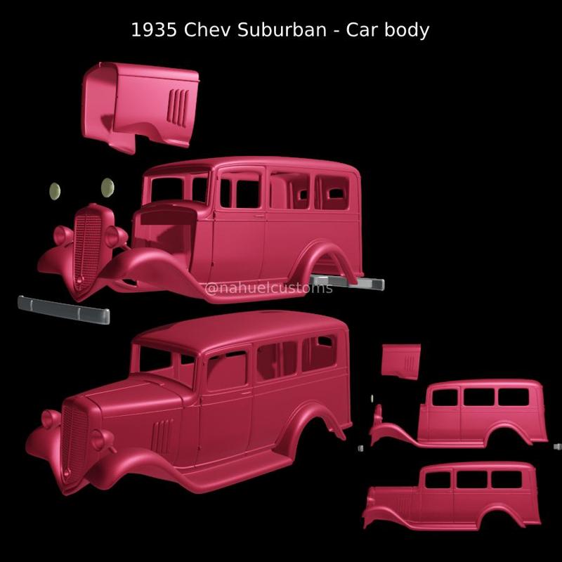 1935 Chev Suburban - Car body