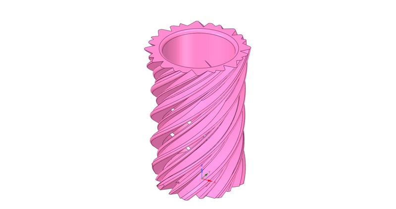 vase v42 for 3d-print or cnc