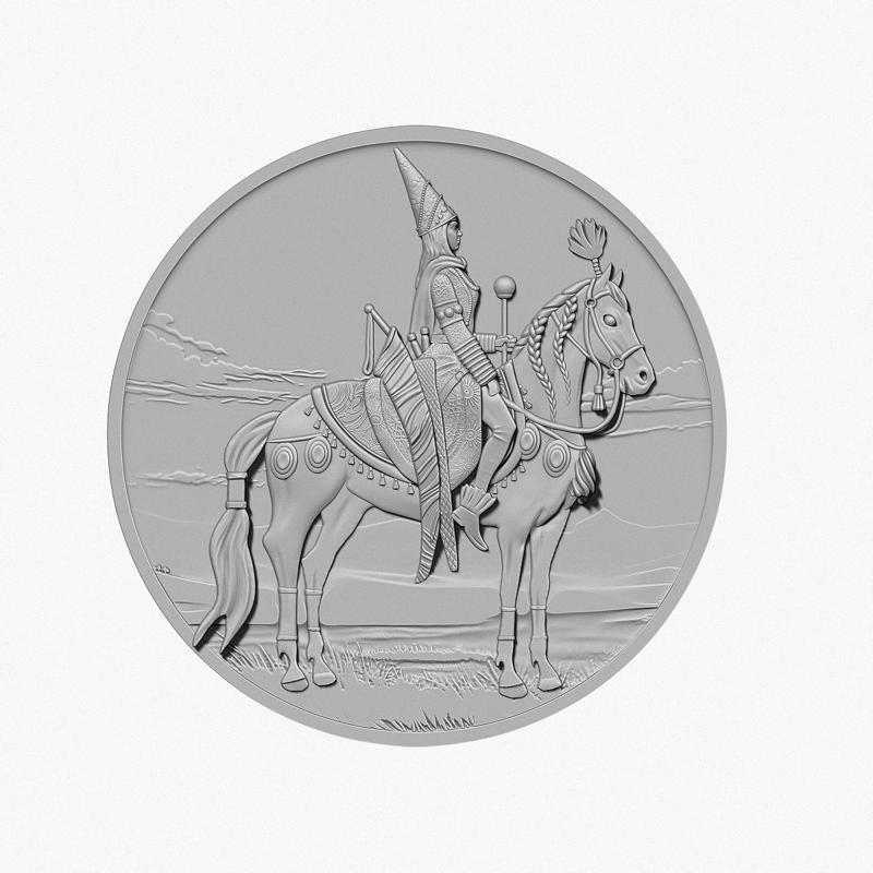 panel of the Saka queen Tomiris