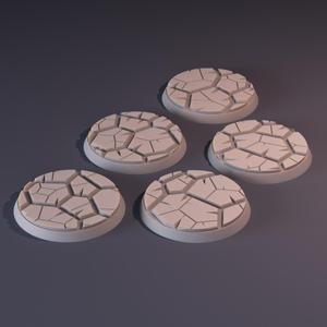 32mm Round Lava  Stone Bases