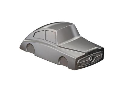 Ribbed Mercedes 300SL gullwing grille wide body car sculpture 3d print model