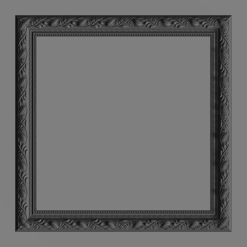 frame stl cnc design