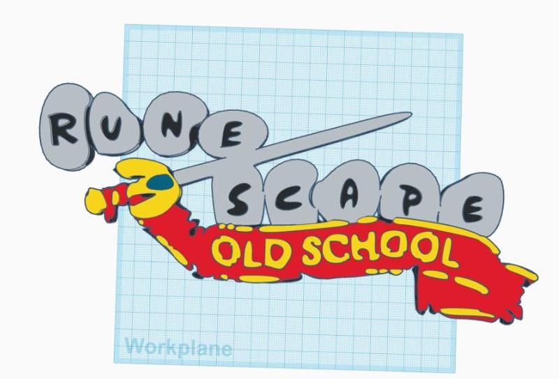 Runescape Oldschool Wall Logo