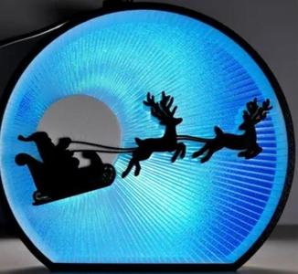 Suporte Alexa Echo Pop Santa Claus In The Sky