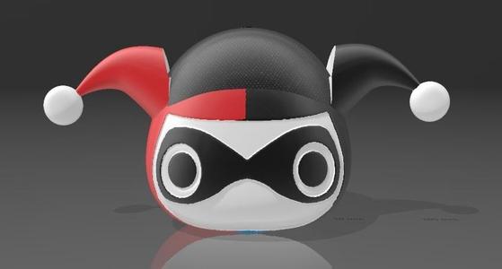 Suporte Alexa Echo Dot 4a e 5a Geração Arlequina Funko