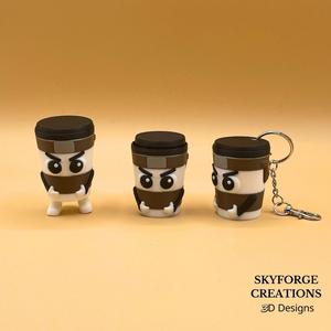 Cappuccino Assassino Brainrot Clicker, Keychain, & Figurine Set