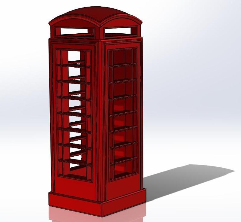 British K6 Telephone Box
