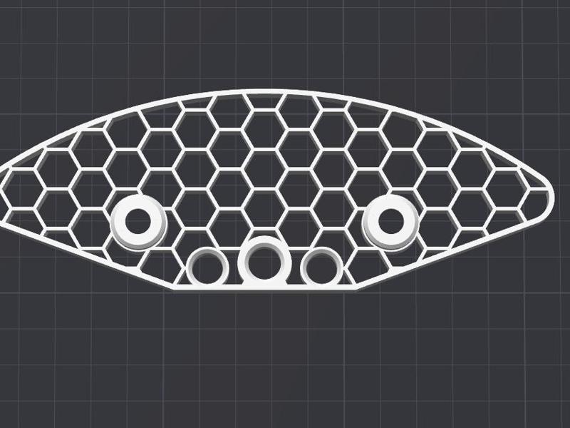 xray x4 2022-2025 front bumper xray t4 bumper