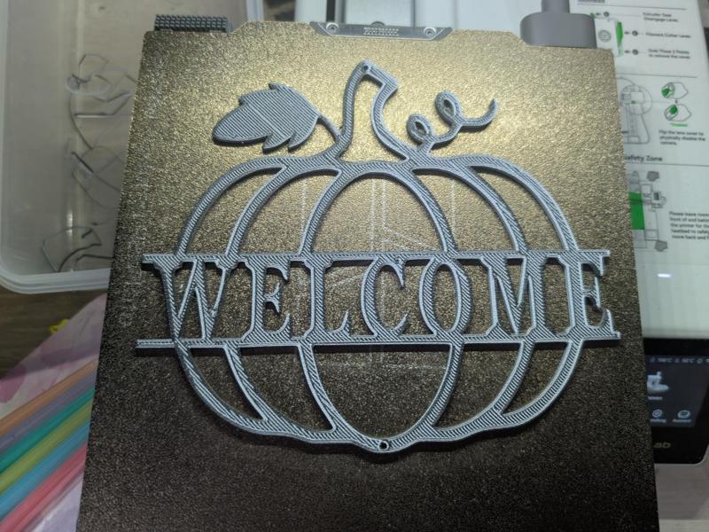 Halloween Welcome Sign