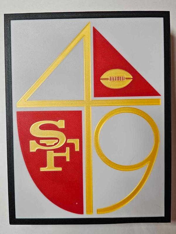 SF 49ers Light Box Logo