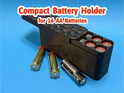 Travel x16 AA Battery Storage Box / Case 