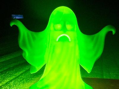 Fantasma Triste Glow-in-the-Dark per Halloween