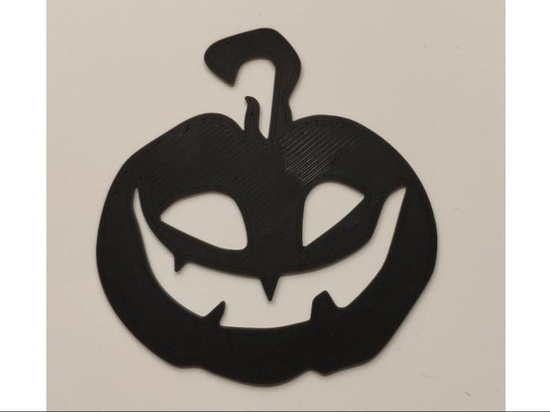 Halloween decoration - pumpkin sticker
