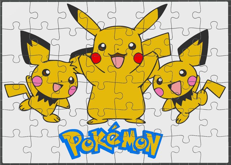 48-piece puzzle - Pikachu and Pichu