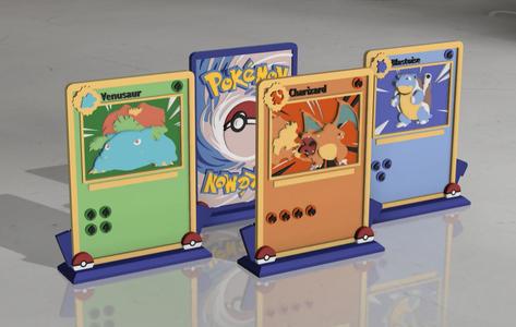 3D Pokémon Card Display – Starter Legends Pack
